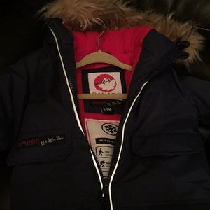 Newborn Canada Weather Coat 3-6 Months One Piece